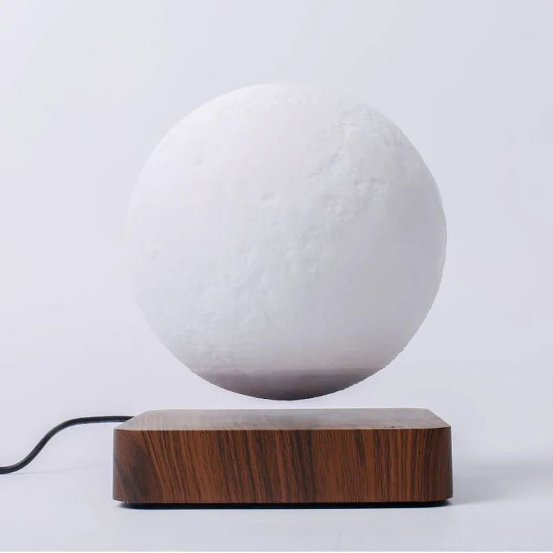 Lampe de nuit en forme de lune lévitante