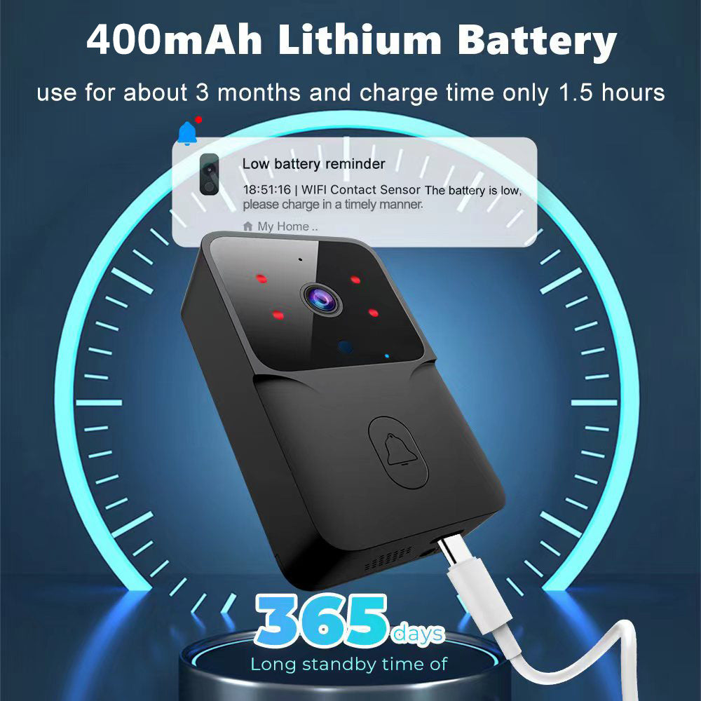 Sonnette video wifi avec vision nocturne