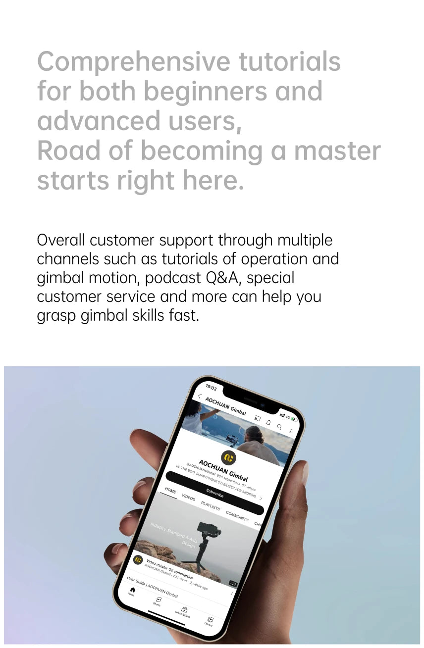 Stabilisateur portable SmartXE
