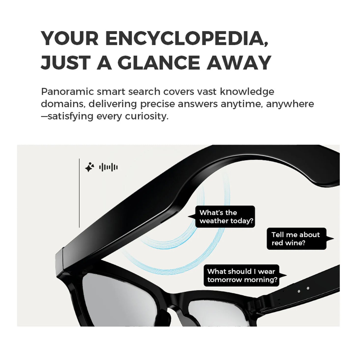 AI Smart Camera Glasses