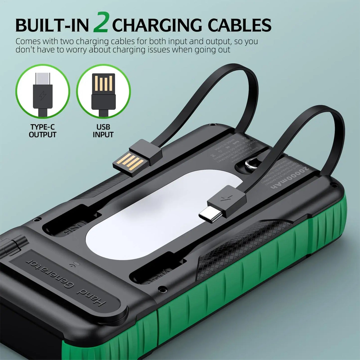 Solar Charger Power Bank Waterproof