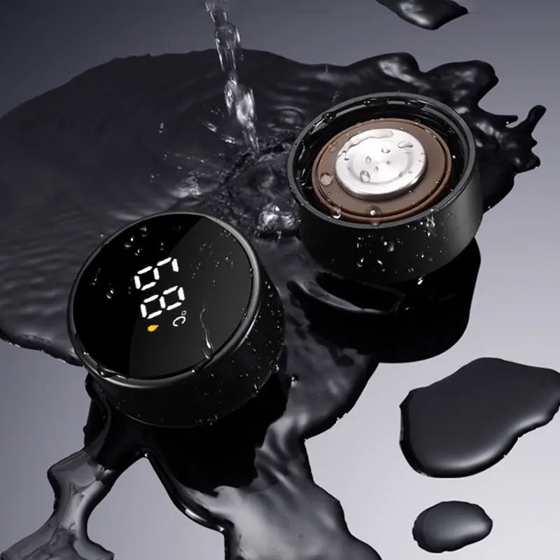 Bouteille isotherme portable intelligente en acier inoxydable