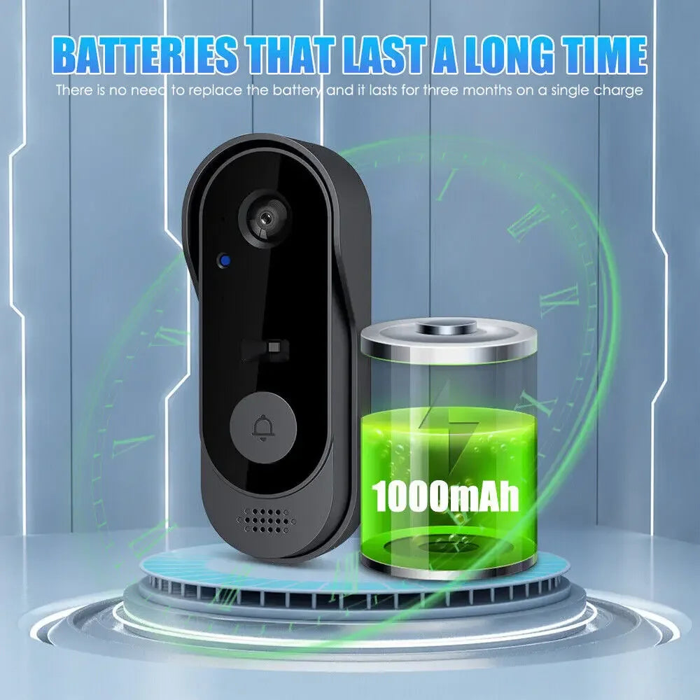 Sonnette caméra wifi sans fil