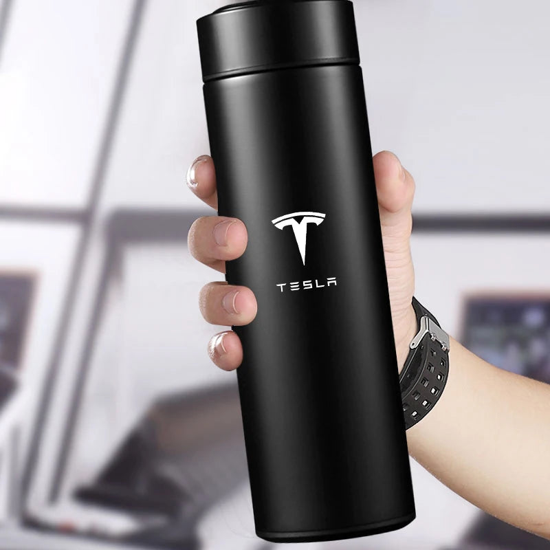 Bouteille isotherme portable intelligente en acier inoxydable