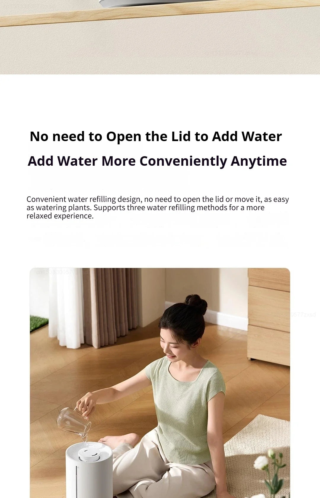 Humidificateur a double brumisateur et Purificateur d'air.