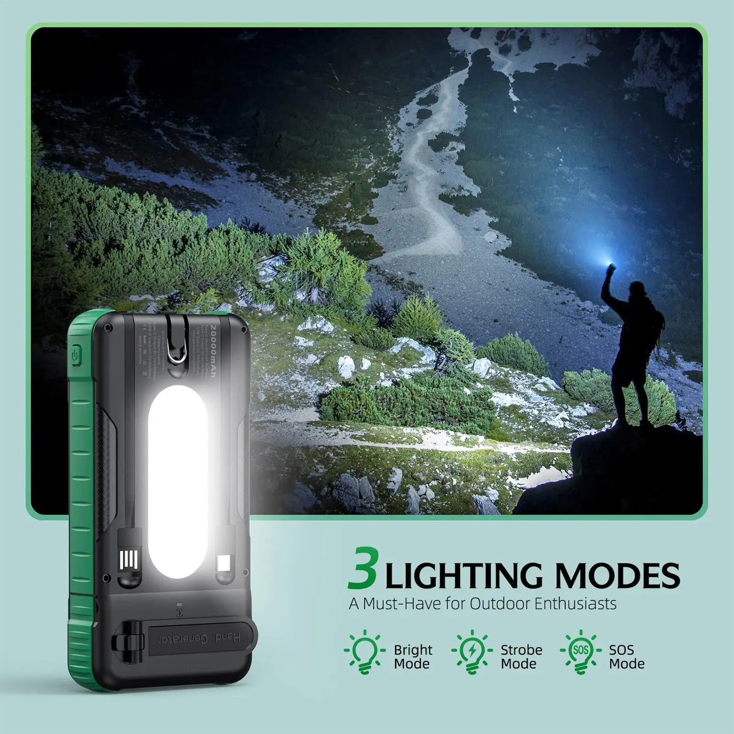 Solar Charger Power Bank Waterproof