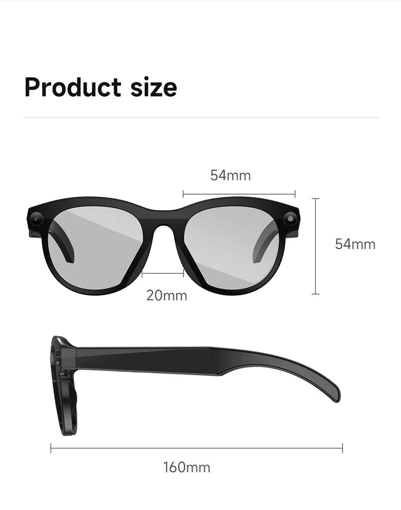 AI Smart Camera Glasses