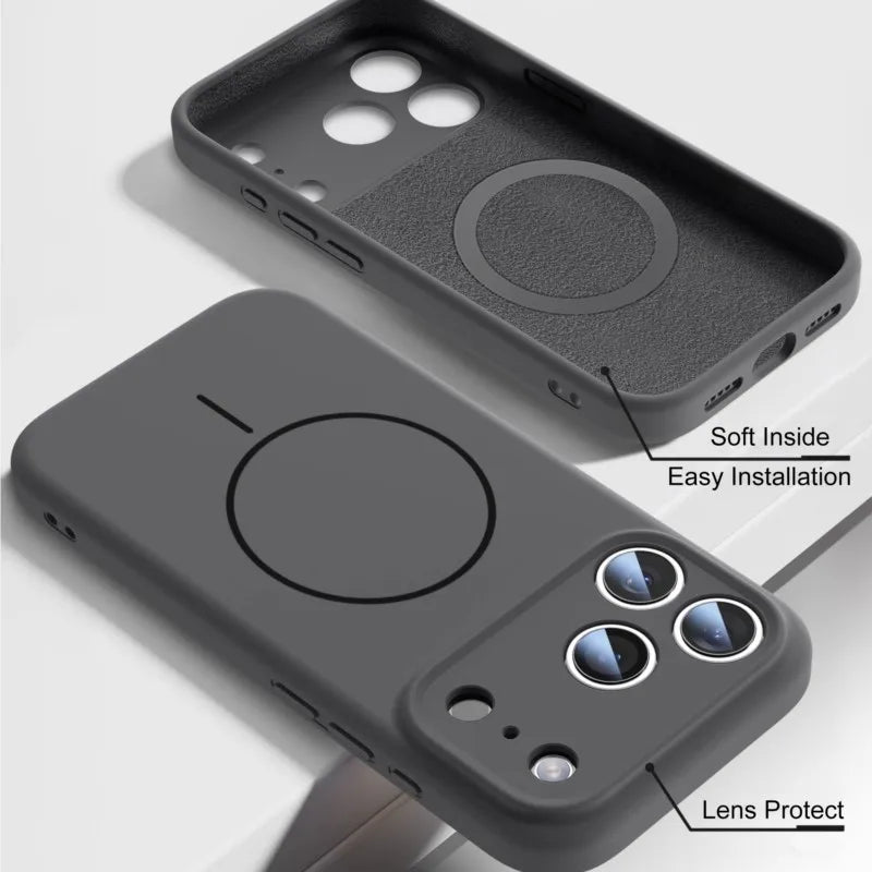 Luxury Liquid Silicone Case for iPhone