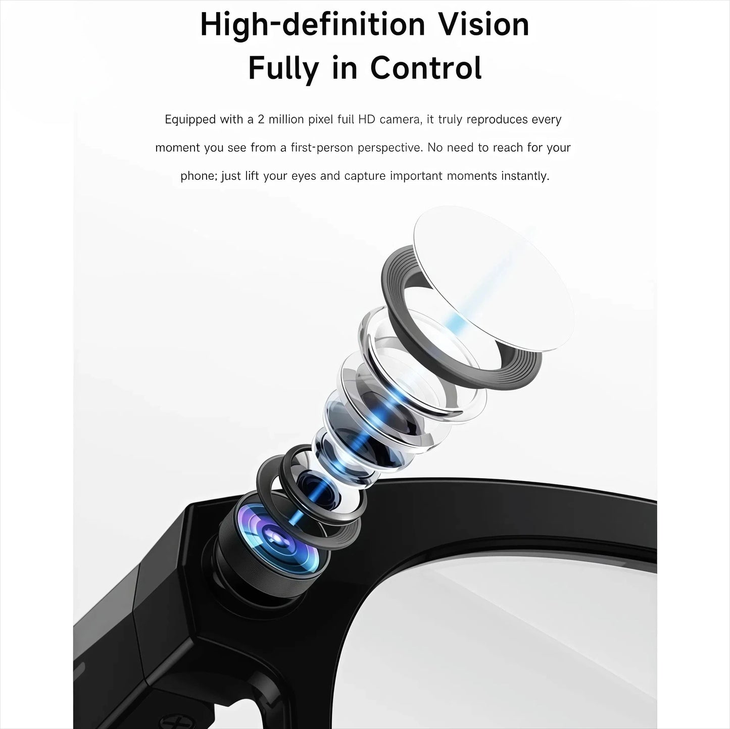 AI Smart Camera Glasses