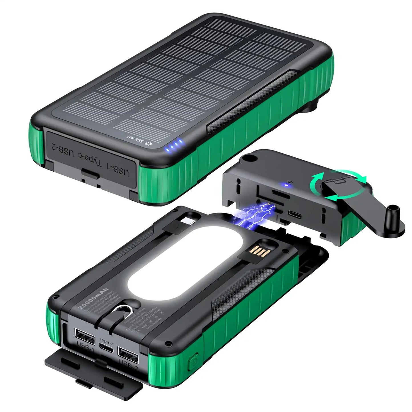 Solar Charger Power Bank Waterproof