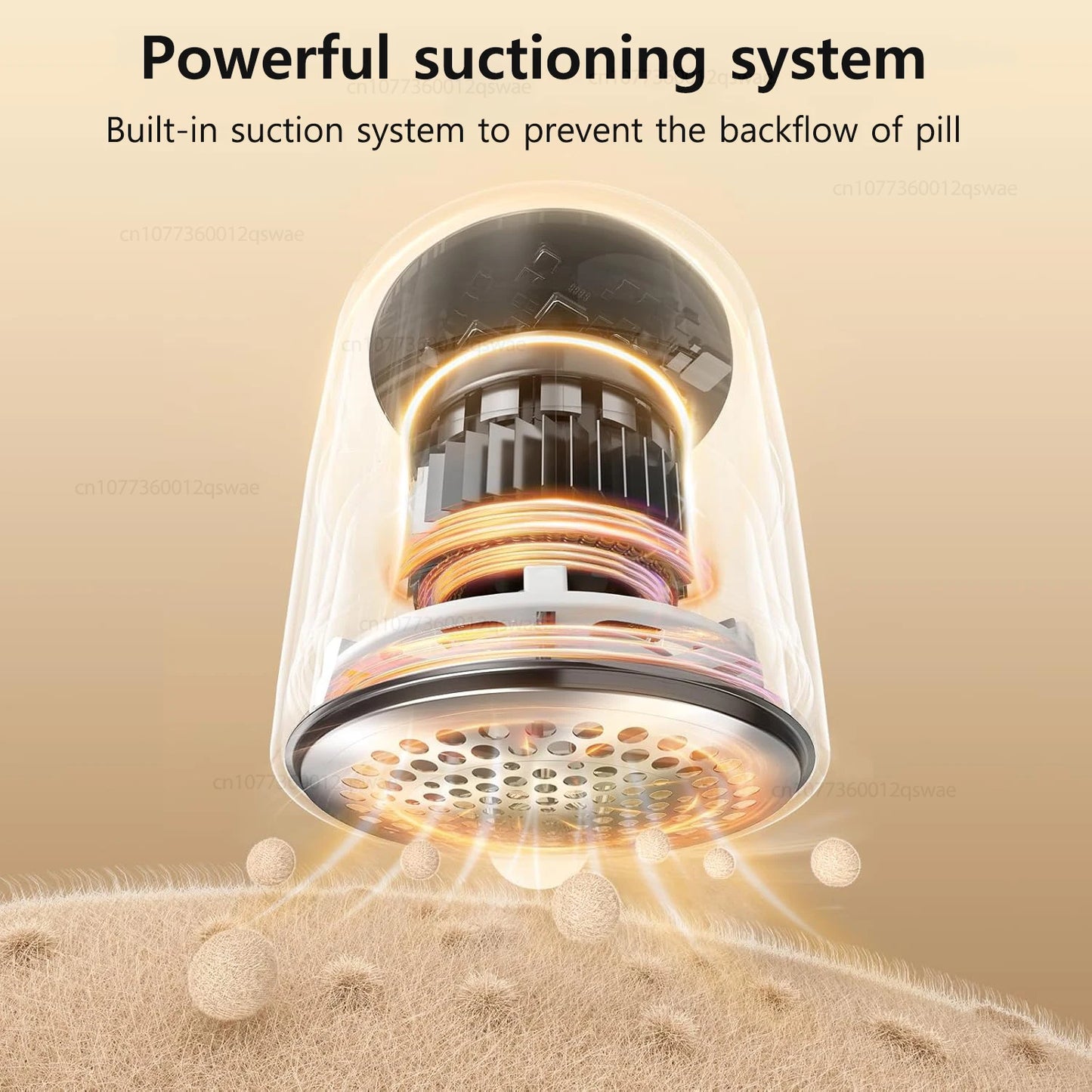 Rasoir électrique rechargeable pour vêtements et tissus