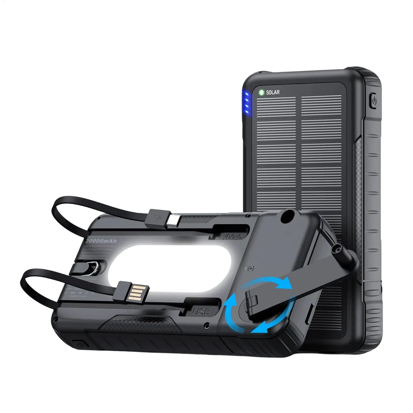 Solar Charger Power Bank Waterproof