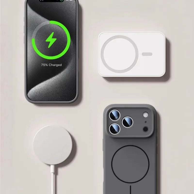 Luxury Liquid Silicone Case for iPhone