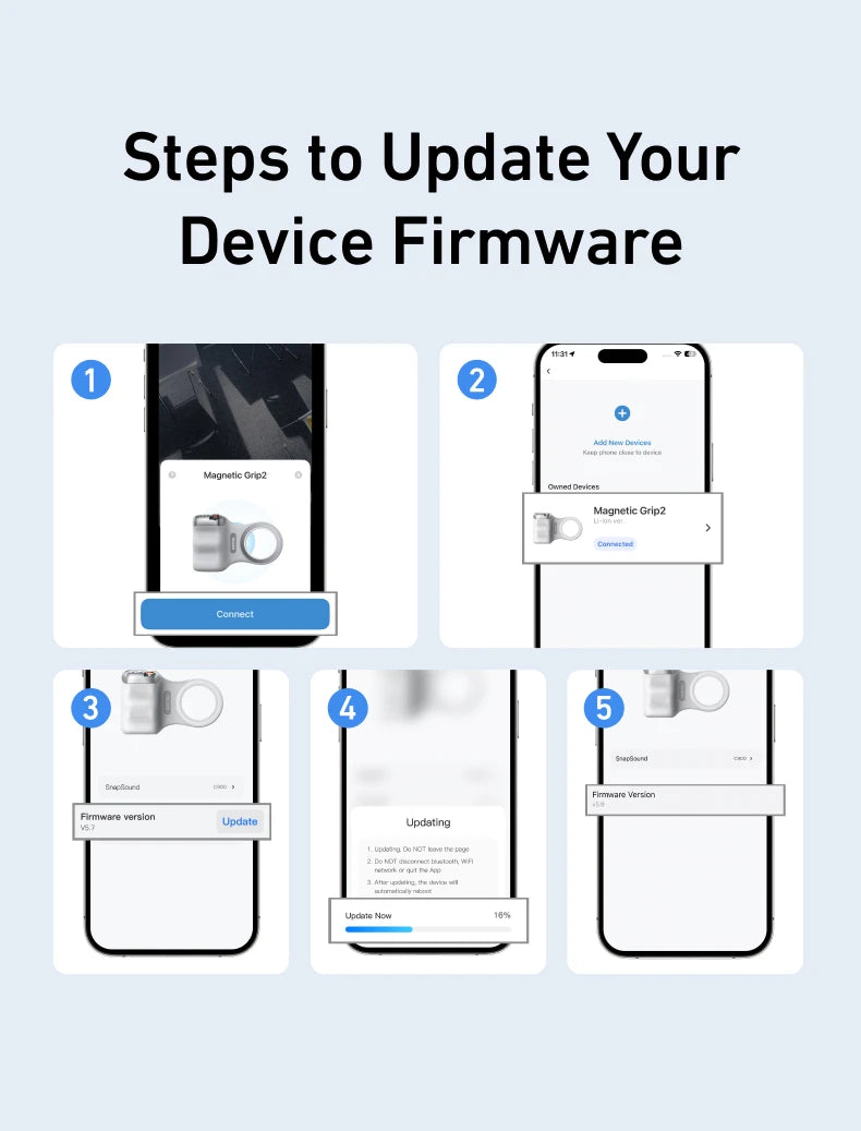 Poignée magnétique pour Iphone et smartphone