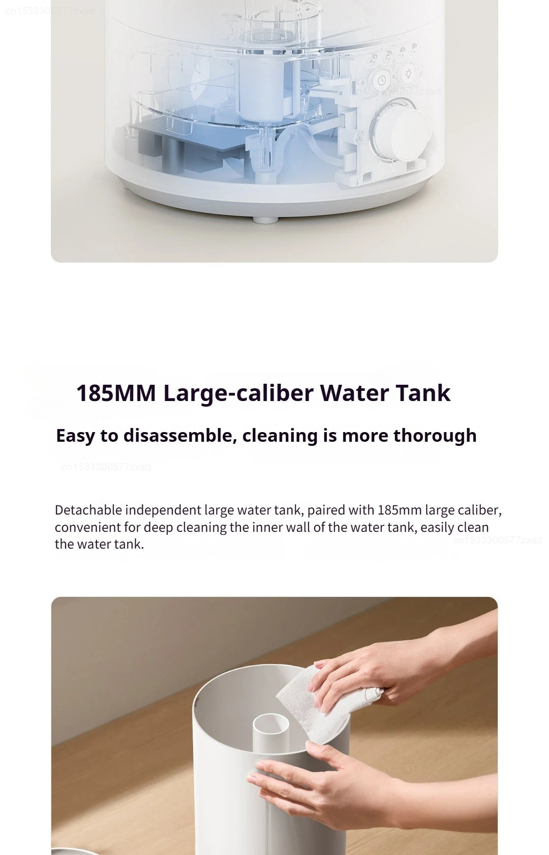 Humidificateur a double brumisateur et Purificateur d'air.