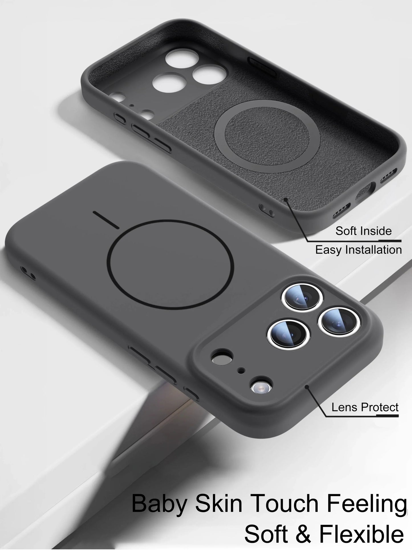 Luxury Liquid Silicone Case for iPhone