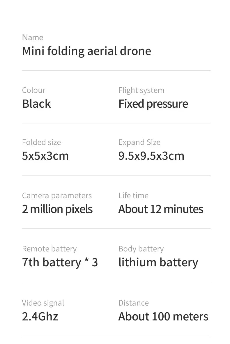 Mini Drone Professional