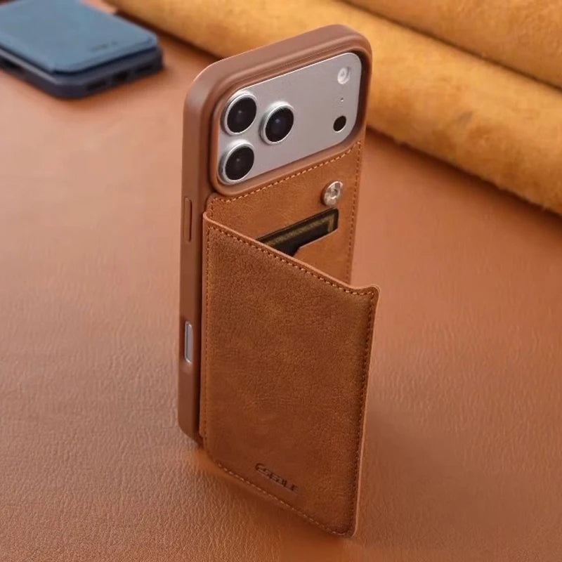 Luxury Leather Wallet IPhone Case