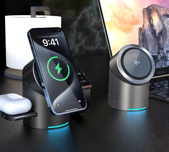 Station de charge rapide magnétique sans fil