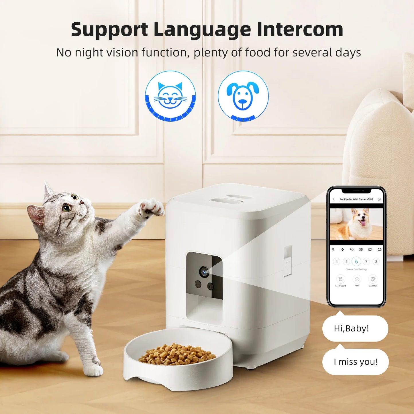 Automatic Pet Feeder Cat