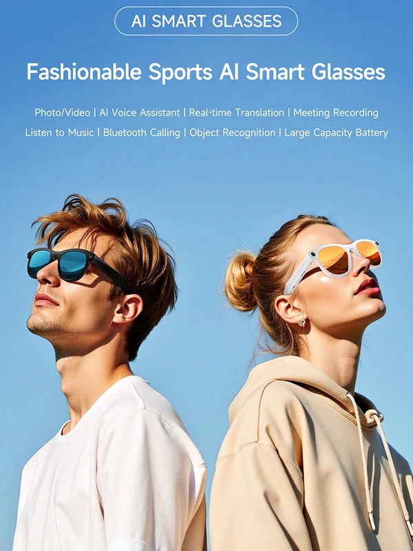 AI Smart Camera Glasses