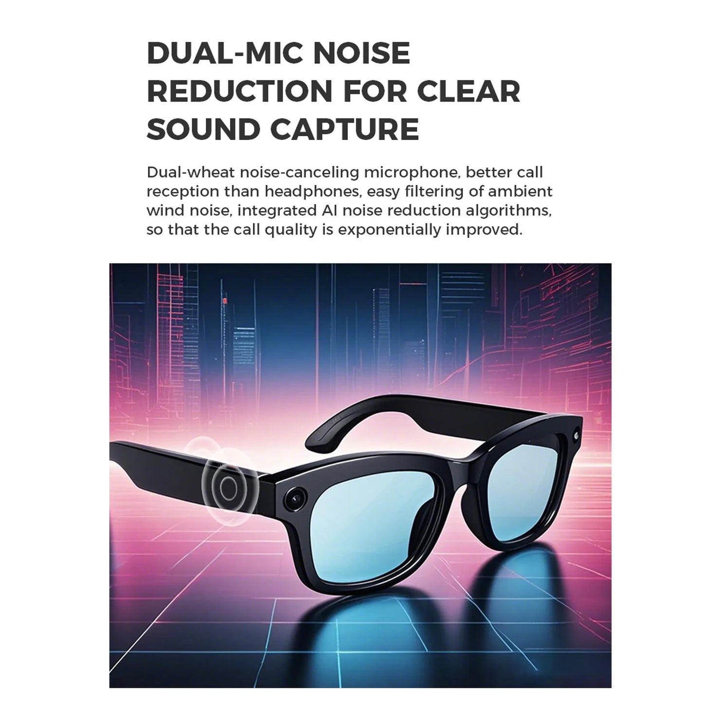 AI Smart Camera Glasses