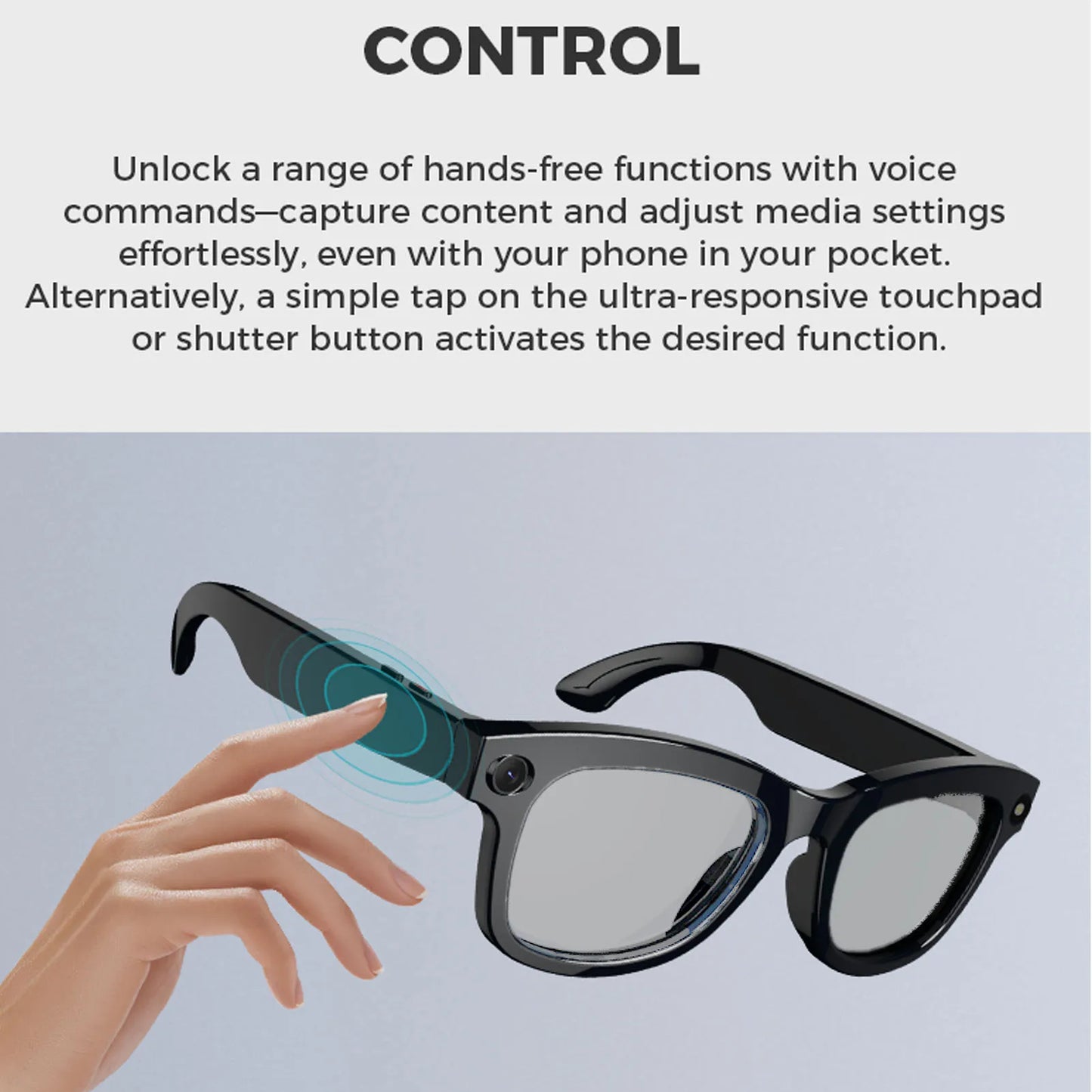 AI Smart Camera Glasses