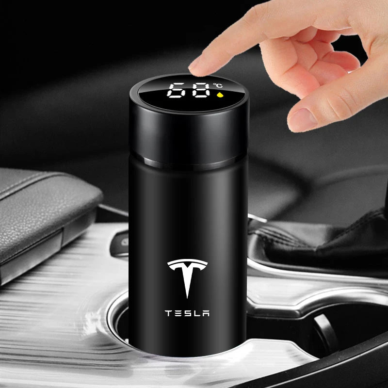 Bouteille isotherme portable intelligente en acier inoxydable