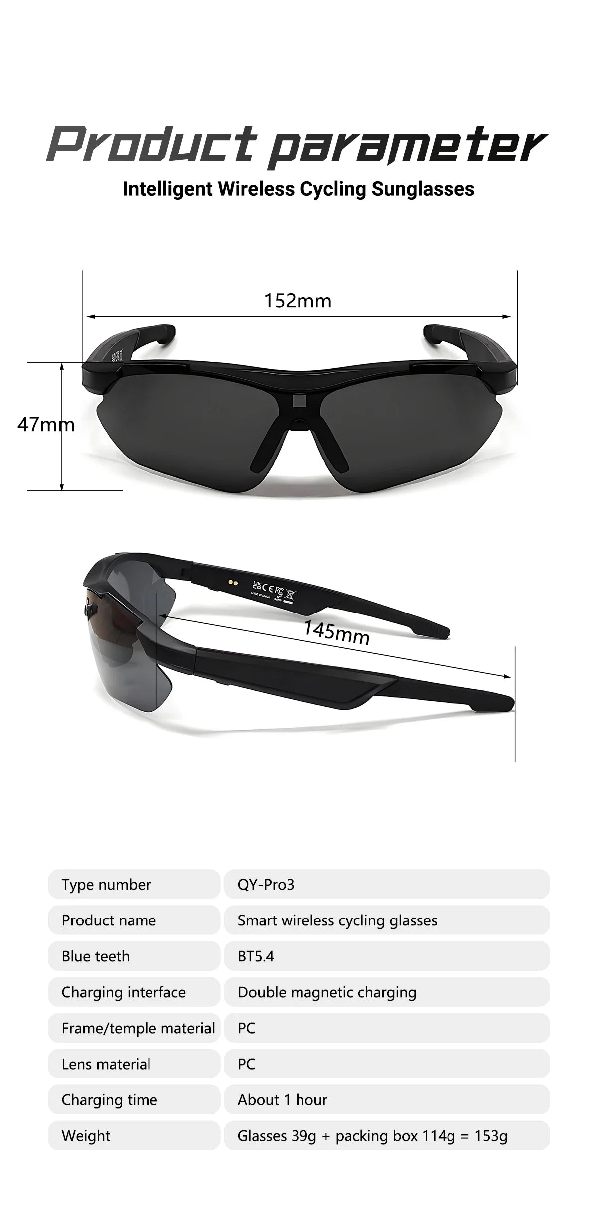 AI Smart Camera Glasses
