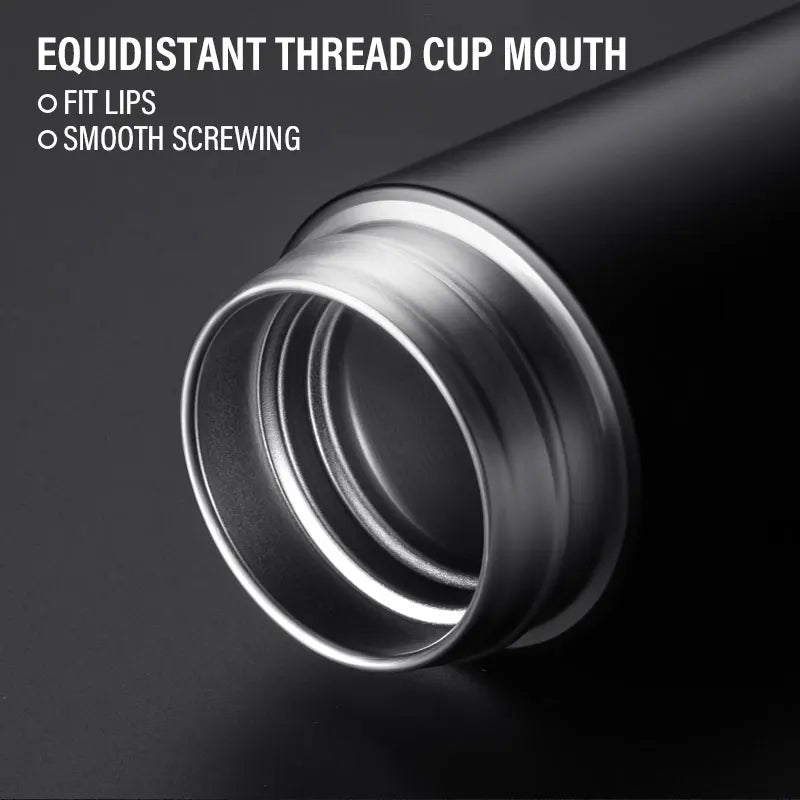 Bouteille isotherme portable intelligente en acier inoxydable