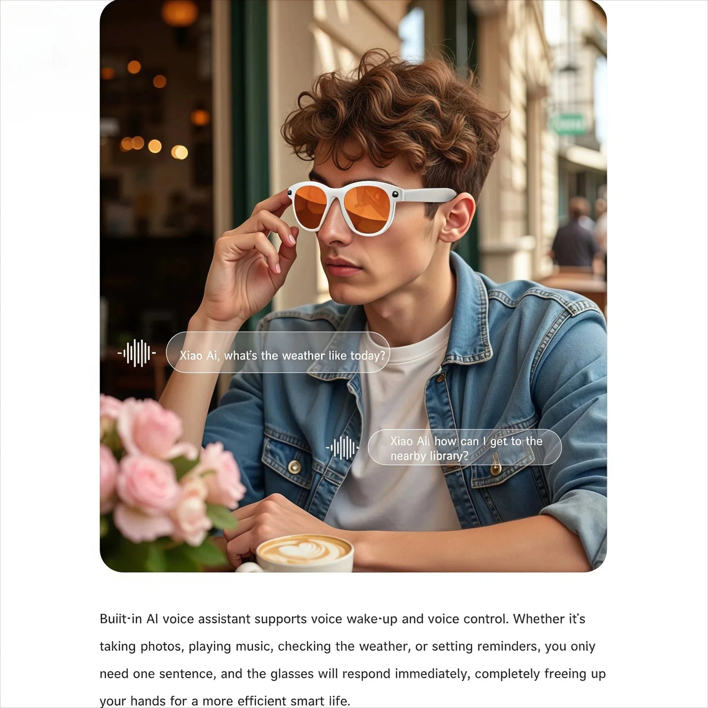 AI Smart Camera Glasses