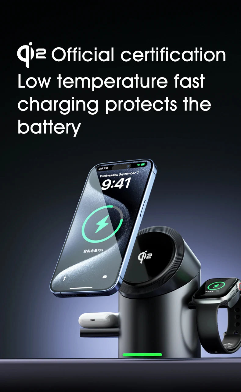 Station de charge rapide magnétique sans fil