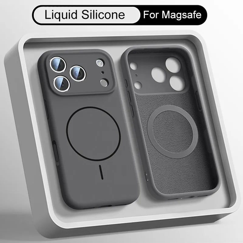 Luxury Liquid Silicone Case for iPhone