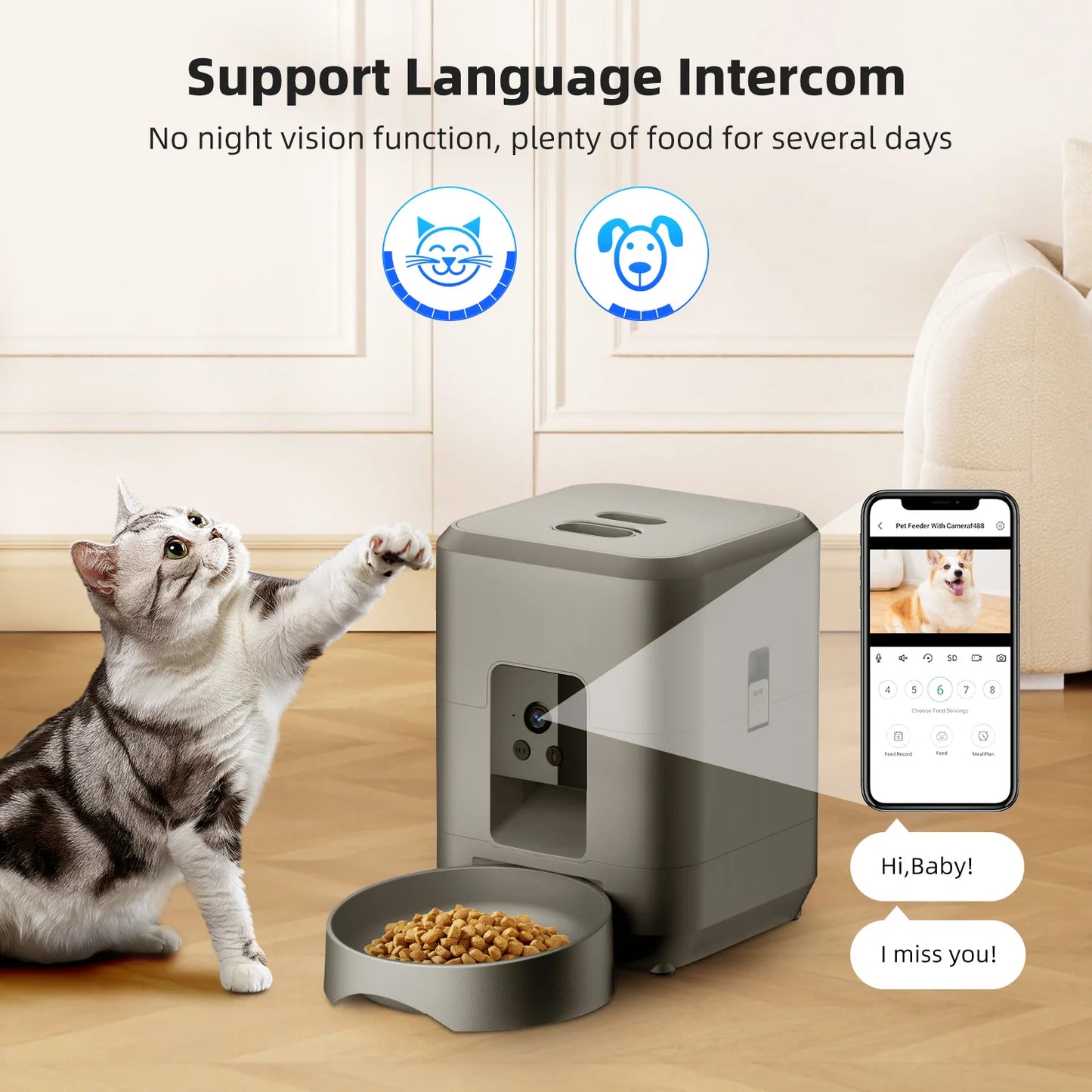 Automatic Pet Feeder Cat