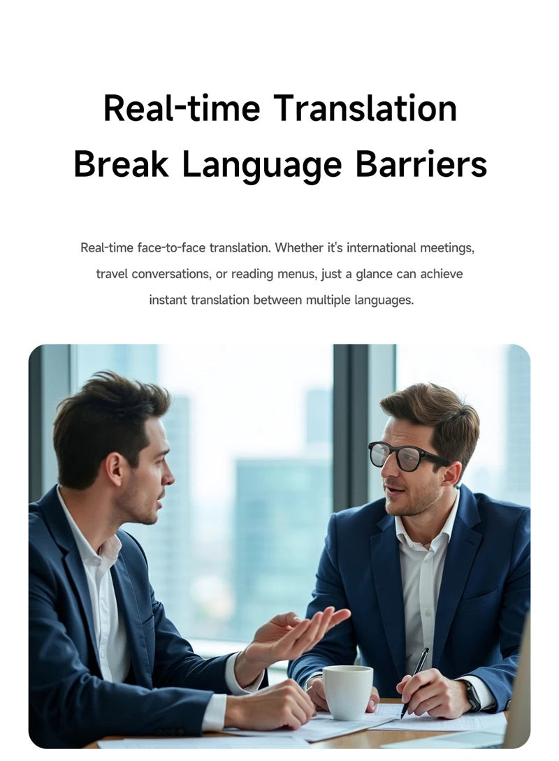 AI Smart Camera Glasses