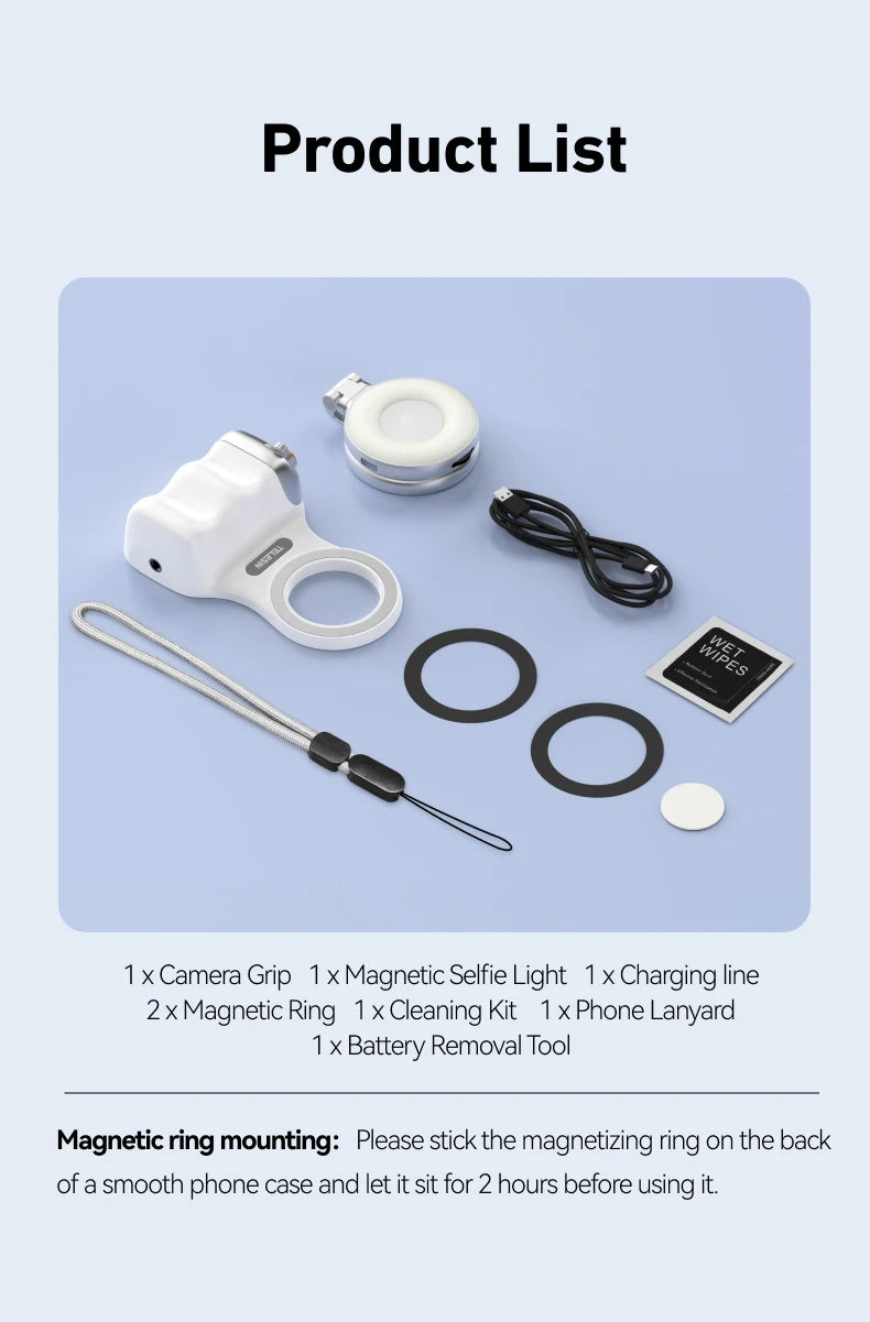 Poignée magnétique pour Iphone et smartphone