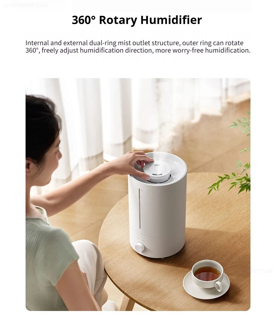 Humidificateur a double brumisateur et Purificateur d'air.