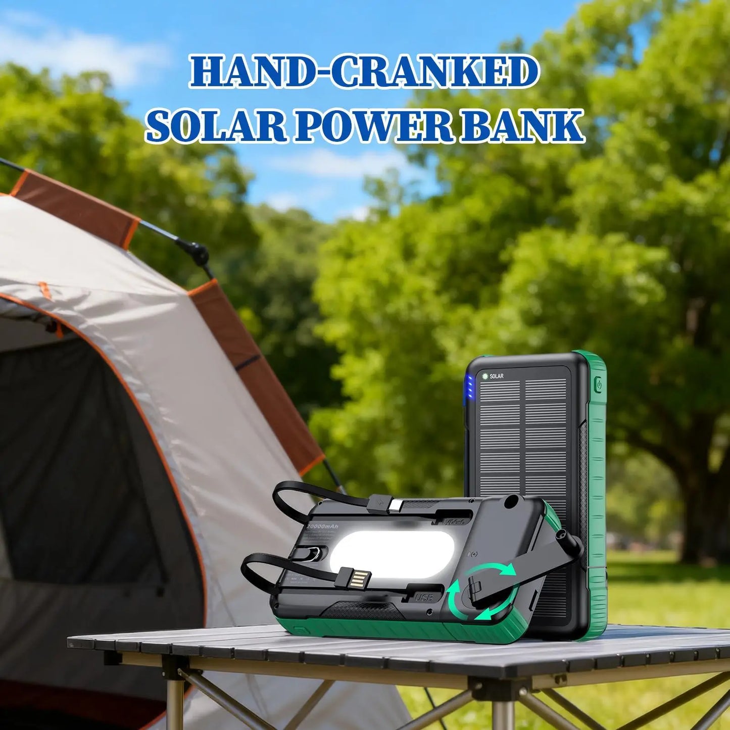 Solar Charger Power Bank Waterproof