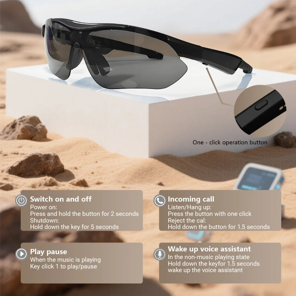 AI Smart Camera Glasses