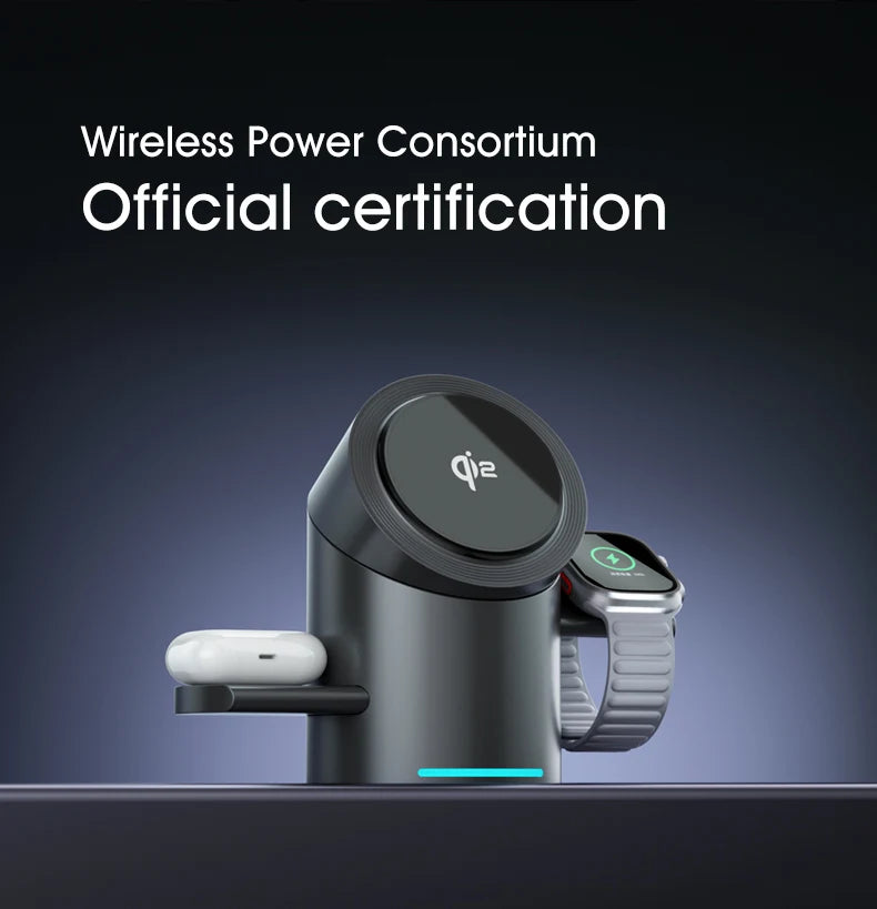 Station de charge rapide magnétique sans fil