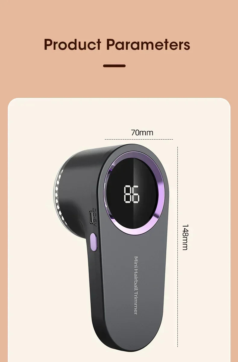 Tondeuse à peluches électrique