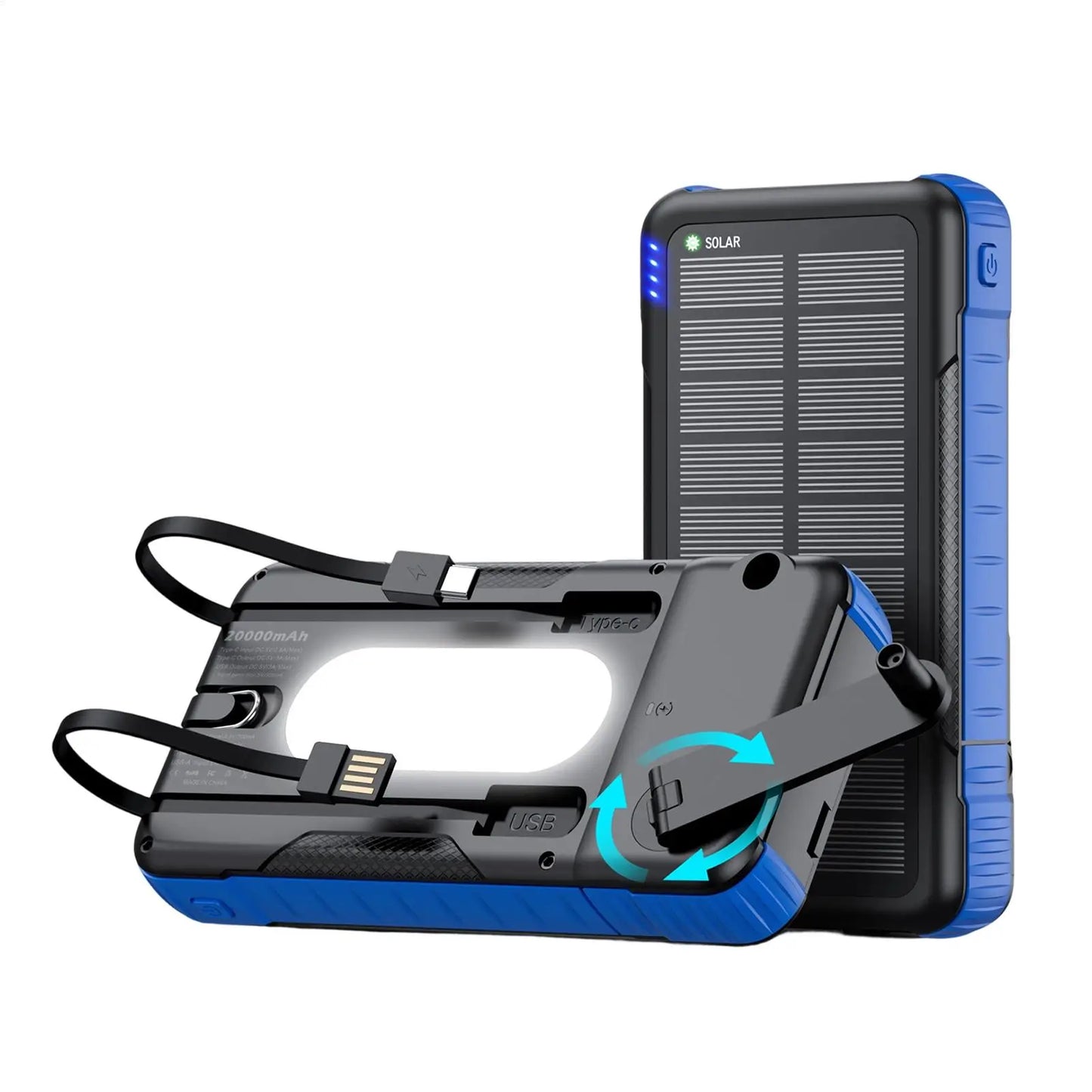 Solar Charger Power Bank Waterproof