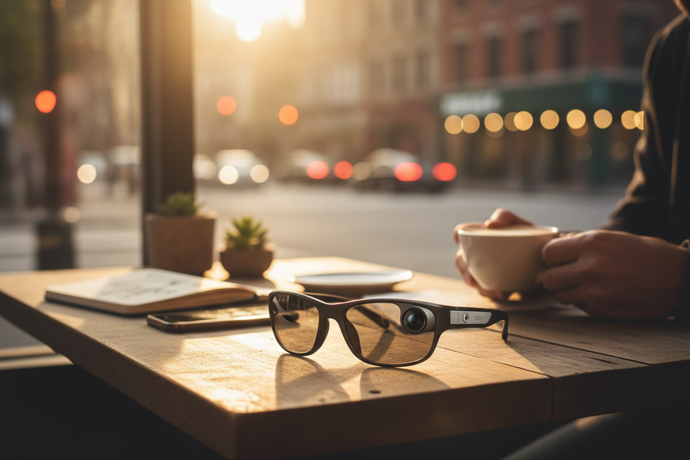 lunettes intellignetes avec camera pour le sport le loisirs les balades urban style photo style cosy qui donne envie 